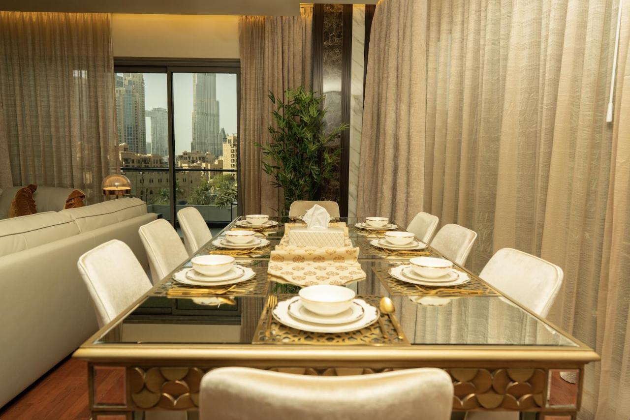 Luxury 3 Bedroom - Direct View To Burj Khalifa Dubai Exterior photo