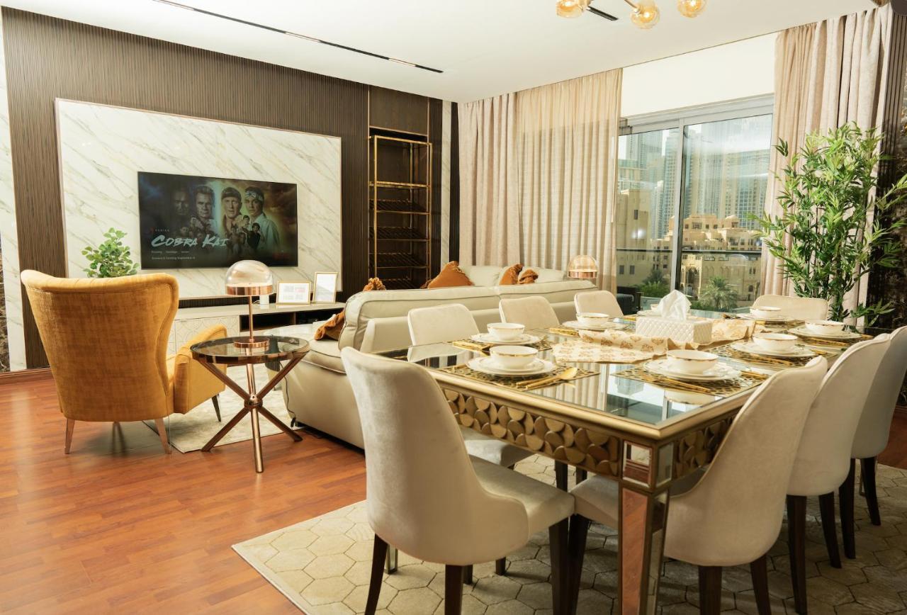 Luxury 3 Bedroom - Direct View To Burj Khalifa Dubai Exterior photo
